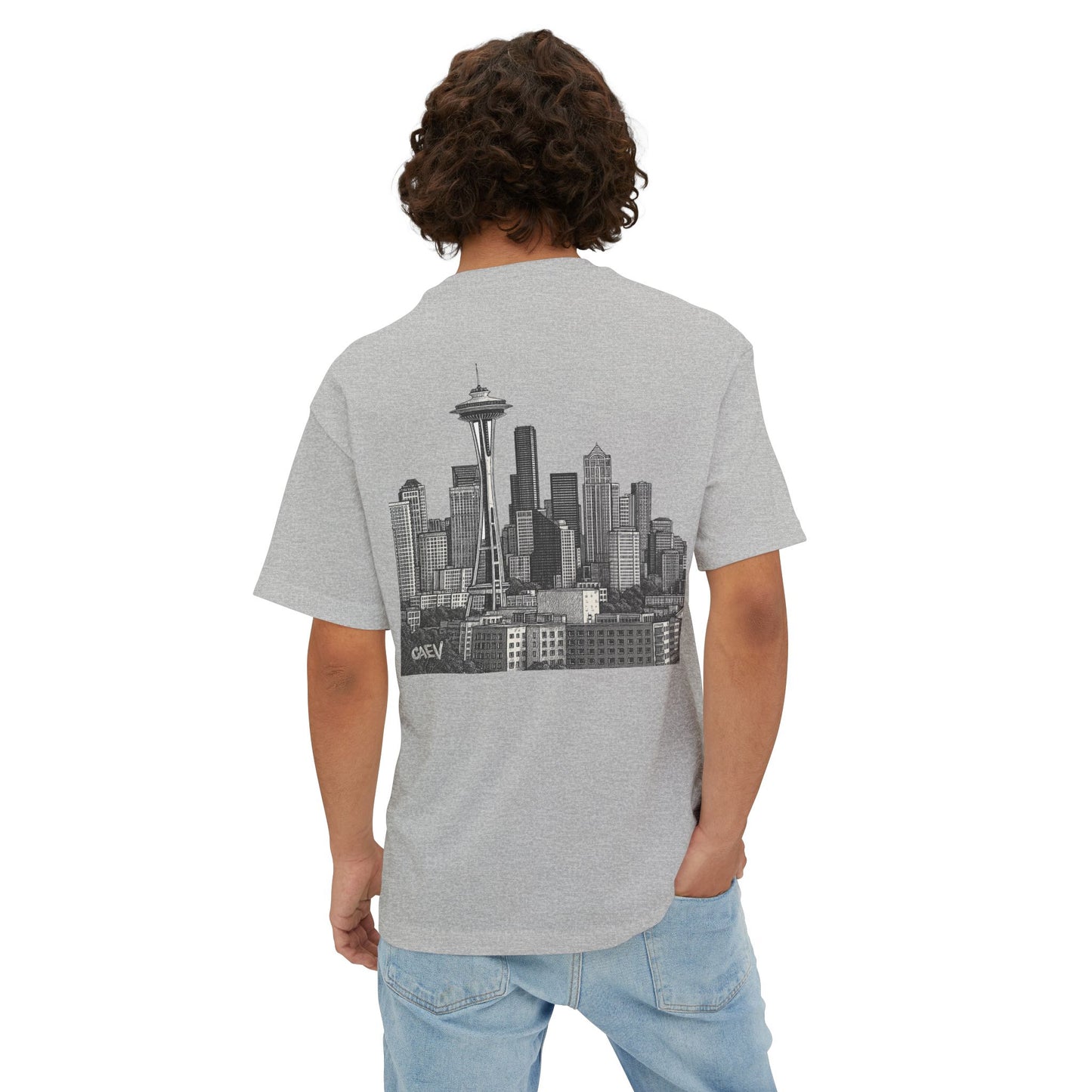 Seattle Cityscape Tee — Back