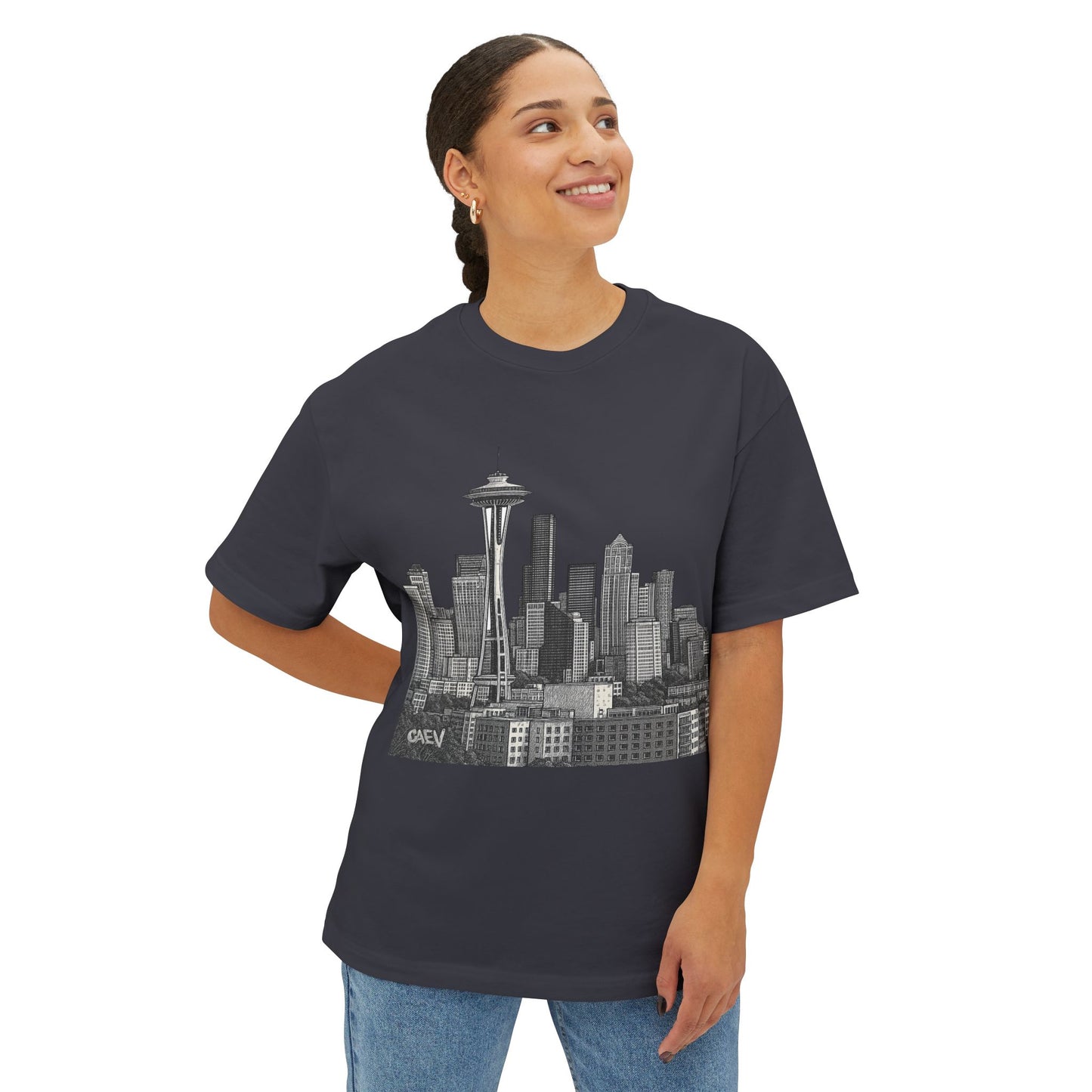 Seattle Cityscape Tee — Front