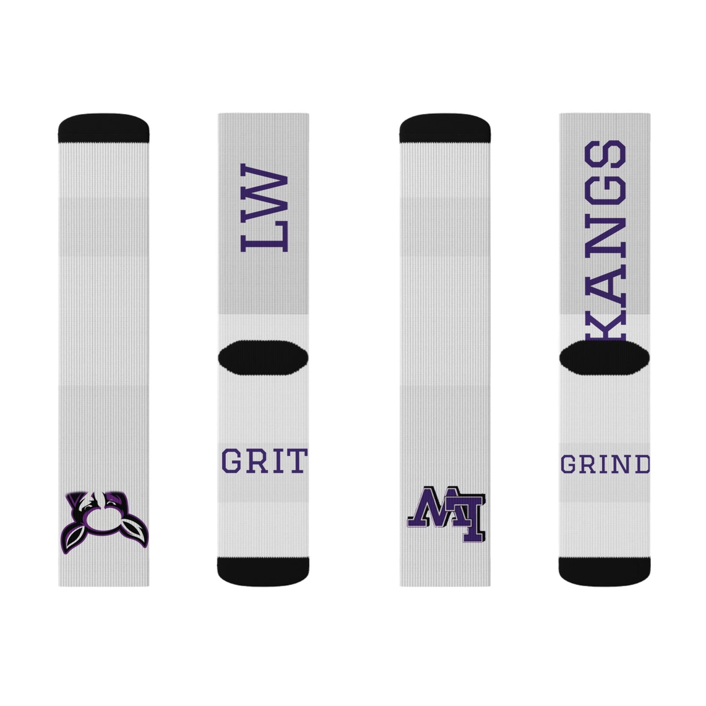 KANGS Crew Socks White