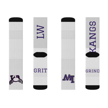 KANGS Crew Socks White
