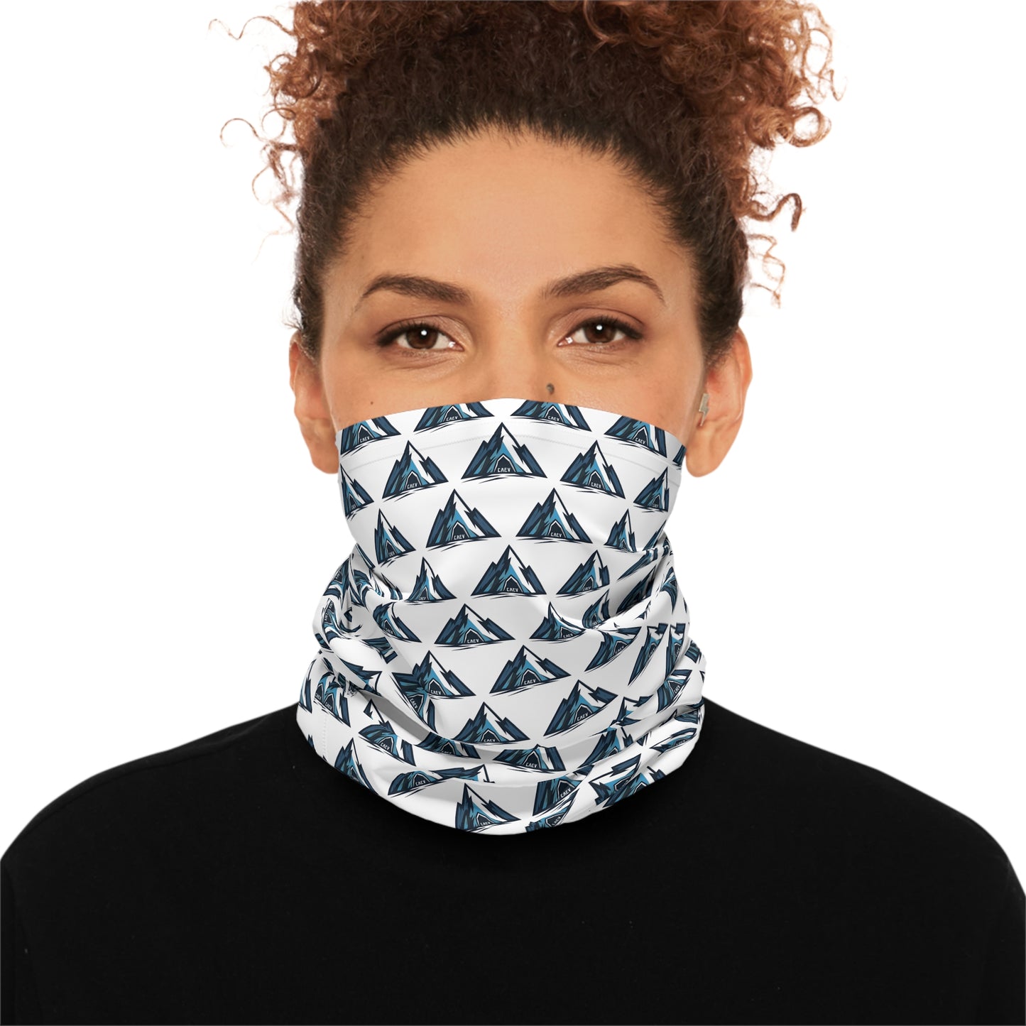 Midweight Neck Gaiter with CAEV Logo — White