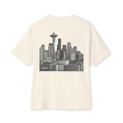 Seattle Cityscape Tee — Back