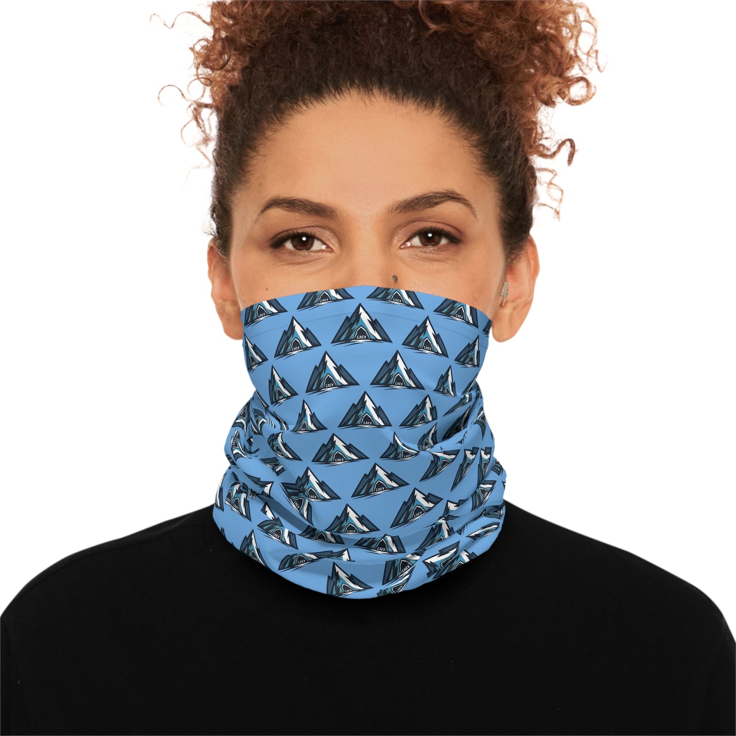 Midweight Neck Gaiter with CAEV Logo — Blue