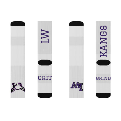 KANGS Crew Socks White