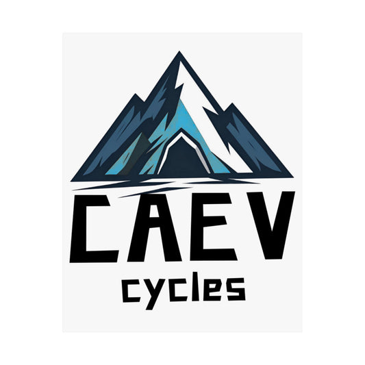 Adventure-Themed Matte Vertical Posters, Cycling Decor, Mountain Art, Outdoor Adventure Wall Art, Gift for Cyclists