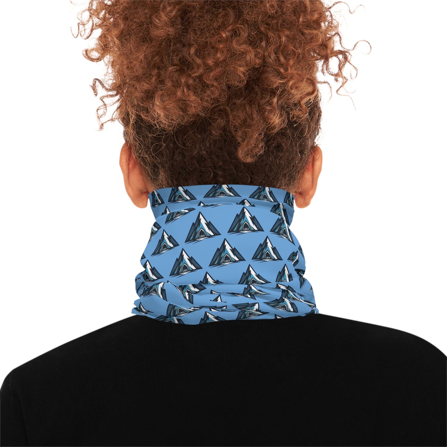 Midweight Neck Gaiter with CAEV Logo — Blue
