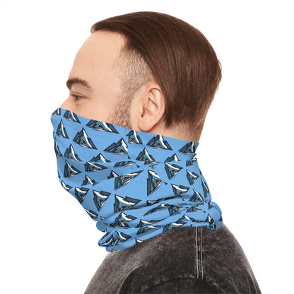 Midweight Neck Gaiter with CAEV Logo — Blue