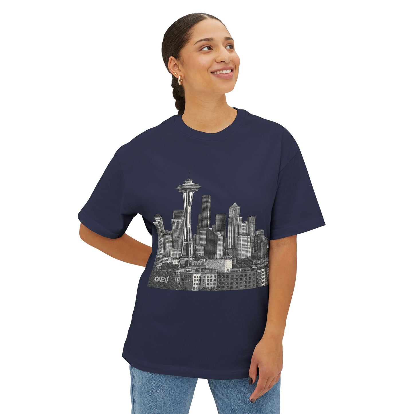 Seattle Cityscape Tee — Front