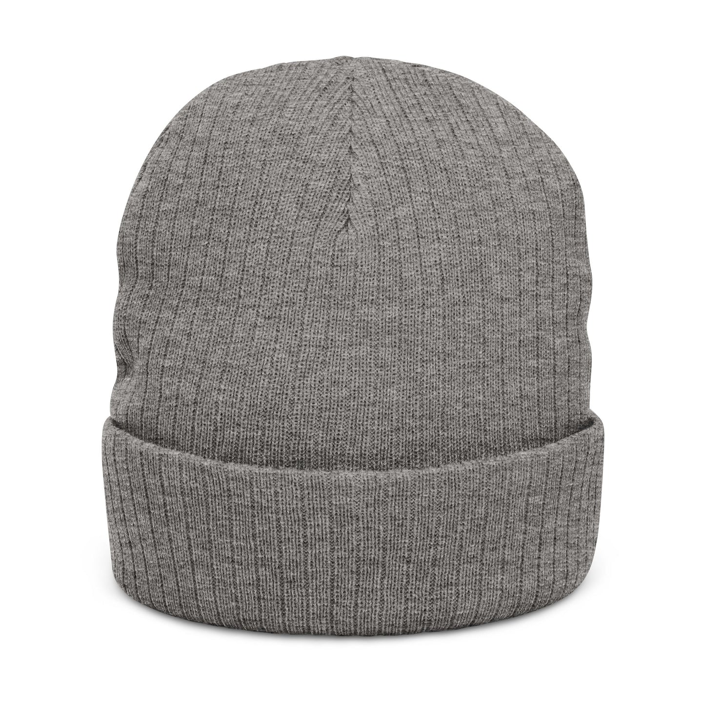 Embroidered Ribbed Knit Beanie — CAEV Cycles