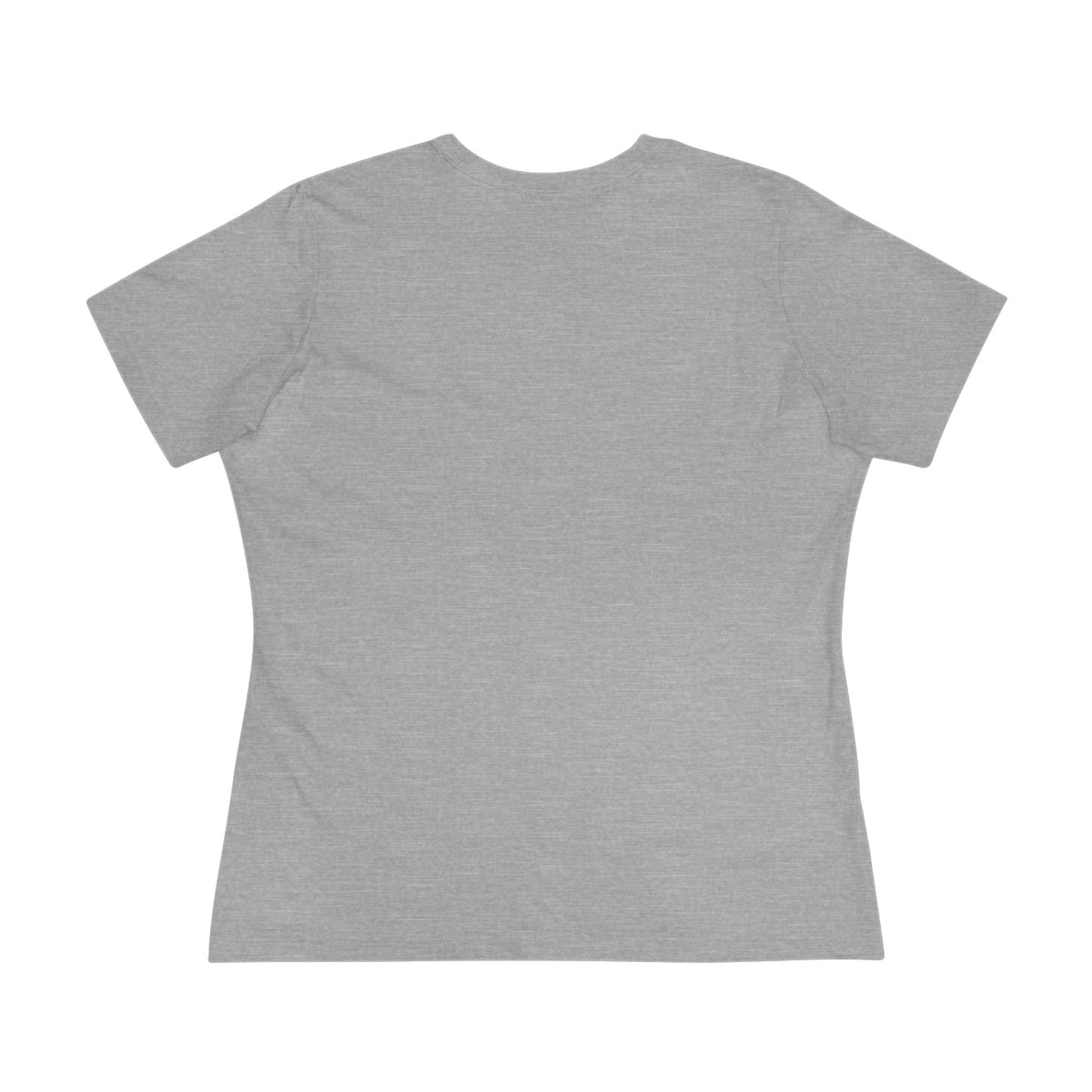 Women’s White Cotton Tee with Minimal Navy Script "Calm" – Casual Everyday Top
