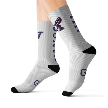 KANGS Crew Socks White