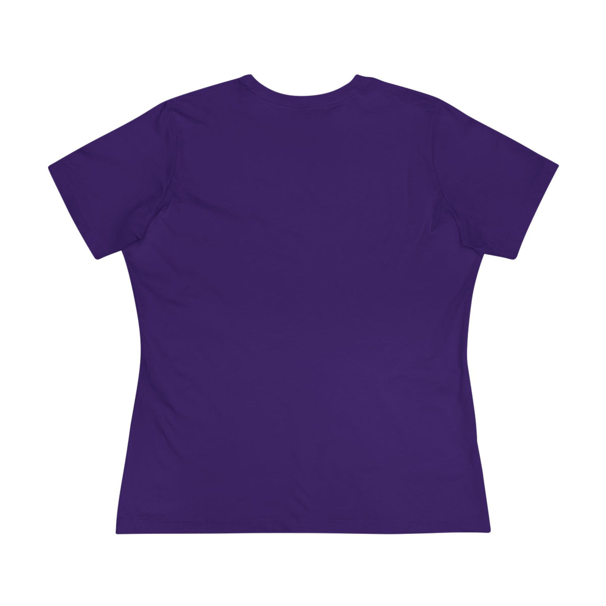 Women’s White Cotton Tee with Minimal Navy Script "Calm" – Casual Everyday Top