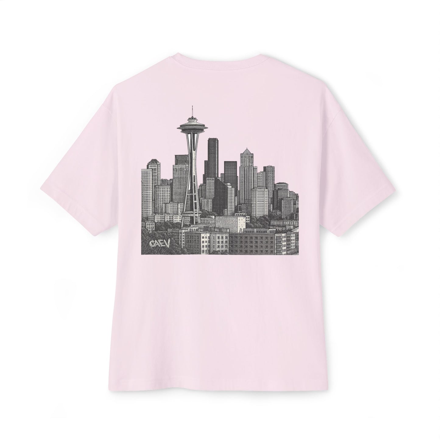 Seattle Cityscape Tee — Back