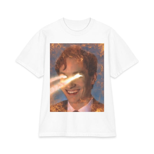 Graphic T‑Shirt — Retro Glowing Portrait Print